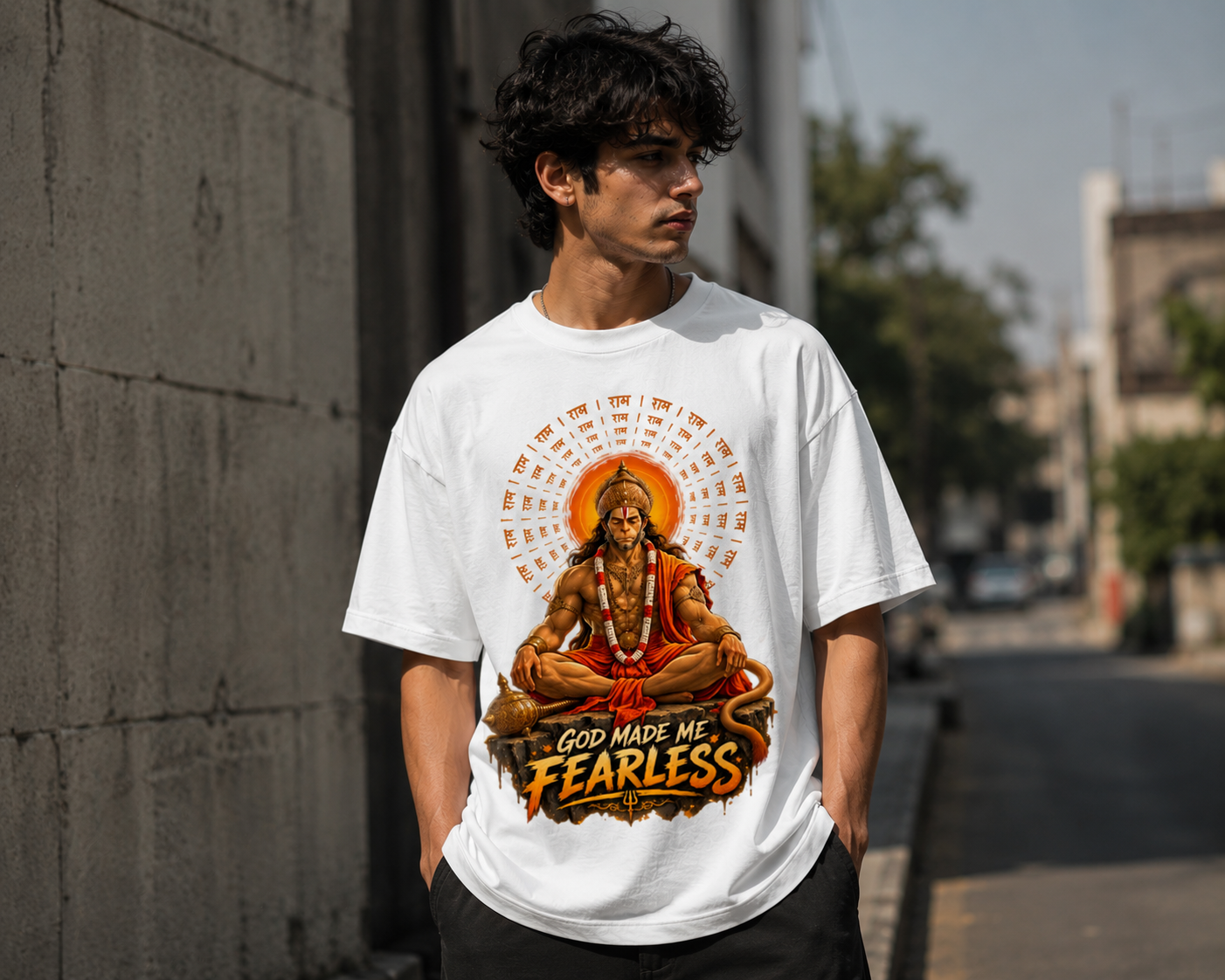 LORD HANUMAN MOTIVATIONAL TSHIRT
