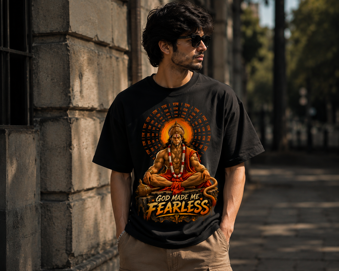 LORD HANUMAN MOTIVATIONAL TSHIRT